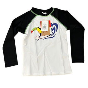 NWT Appaman Surfing Toucan Long Sleeve Rashguard Size 6